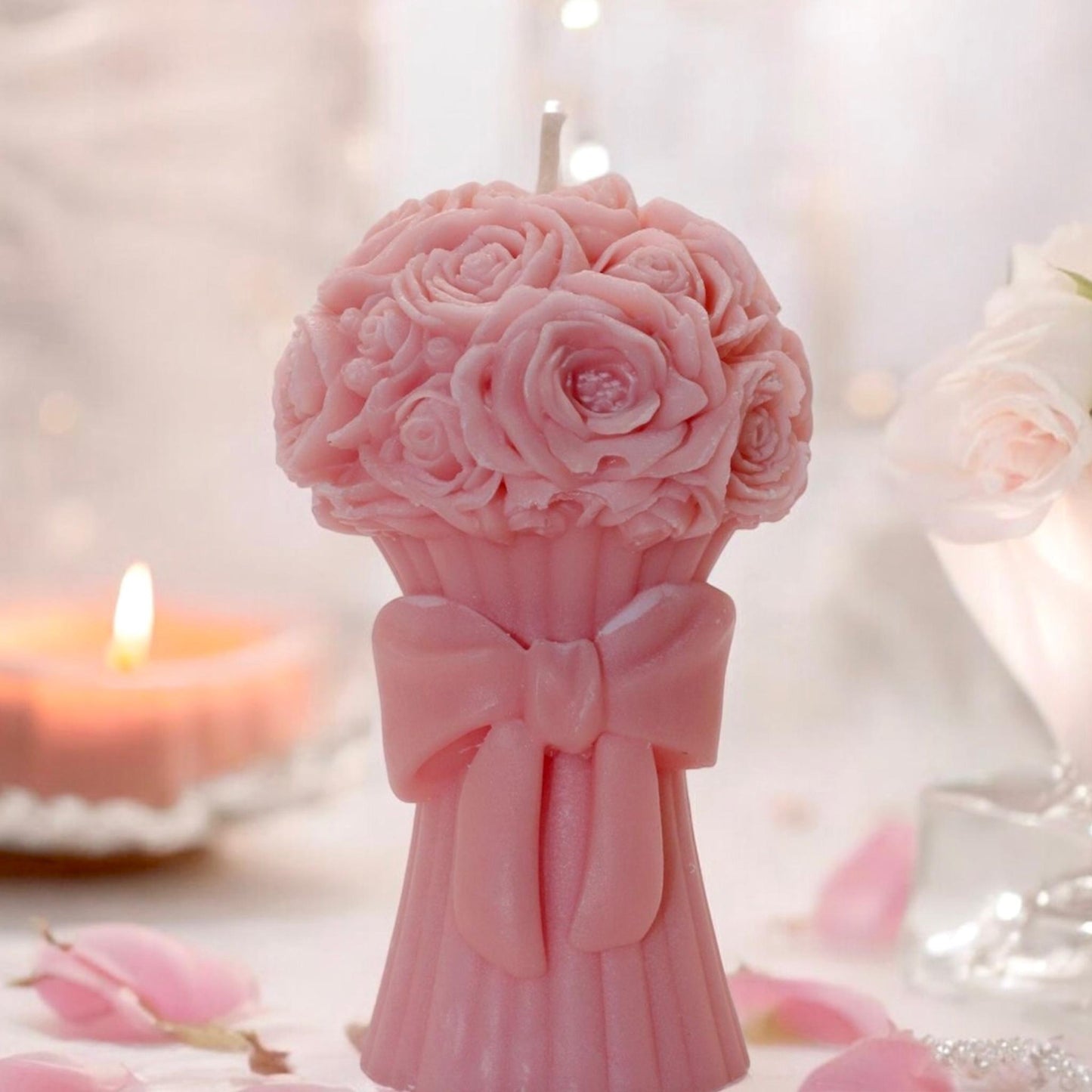 Pinterest bouquet candle