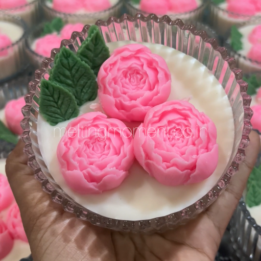 Flower fairy candle