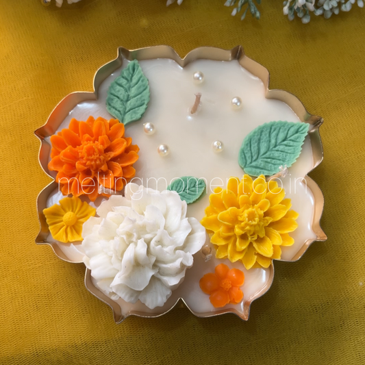 Phool Urli candle