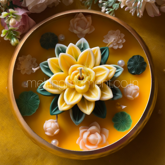 Lumine lotus candle