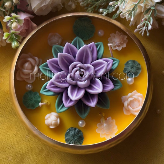 Lumine Lotus candle III