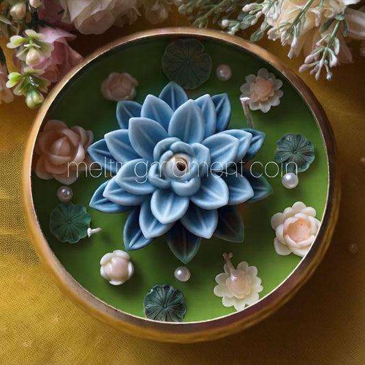 Lumine Lotus candle IV