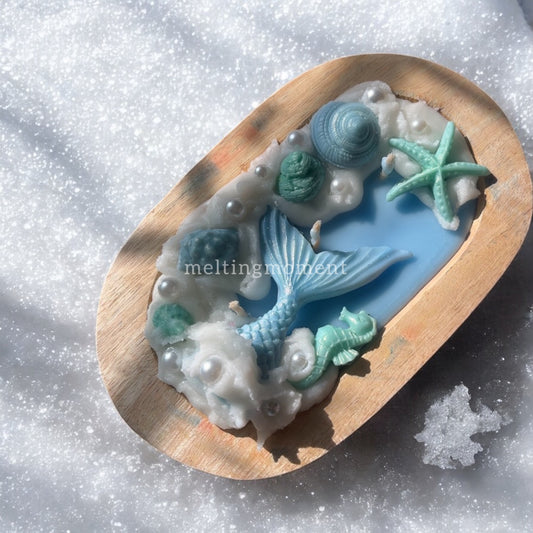 Coastal love candle