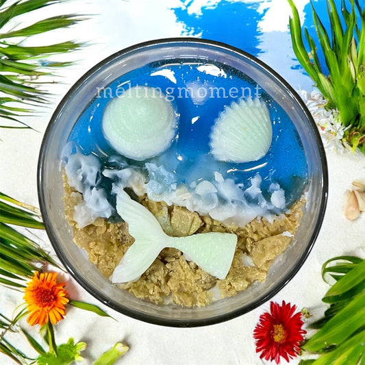 Beach at home candle
