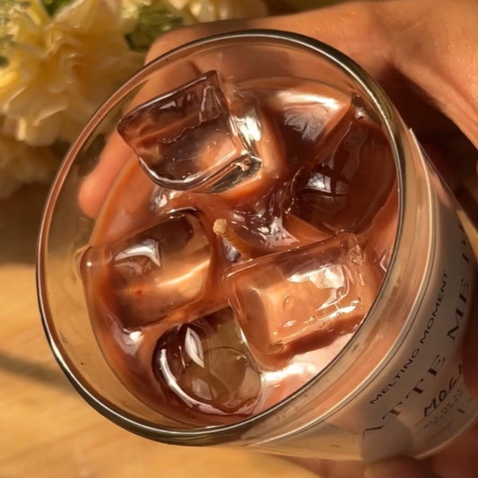 Iced coffee candle